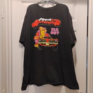 Chrysler Plymouth Barracuda ‘70s Graphic T-Shirt Vintage Style Cotton Size 6XL